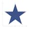 Beistle 7.5" x 7.75" Red, White & Blue Plastic Star Cutouts, 6ct.
